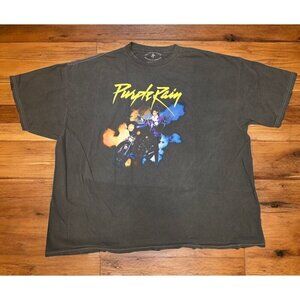 Prince Purple Rain T-shirt Mens Size 2XL Black Offically Licensed Prince Estate